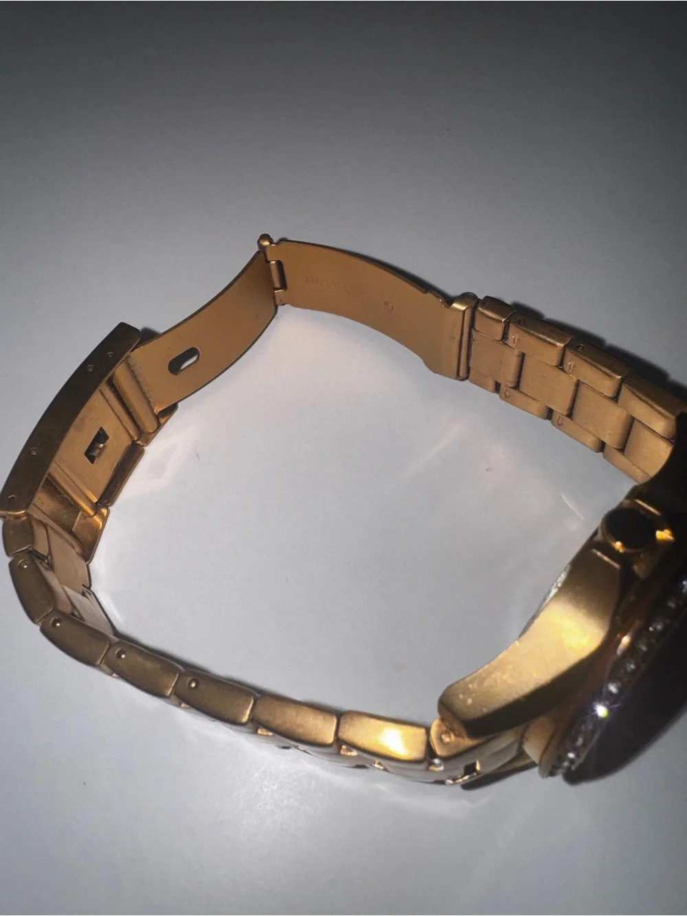 Fossil ES2811 Women's Gold-Tone Stainless Steel Quartz Analog Watch 100m